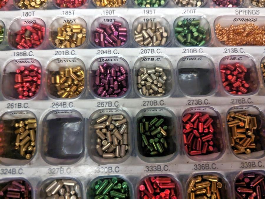Rekeying pins sorted by size